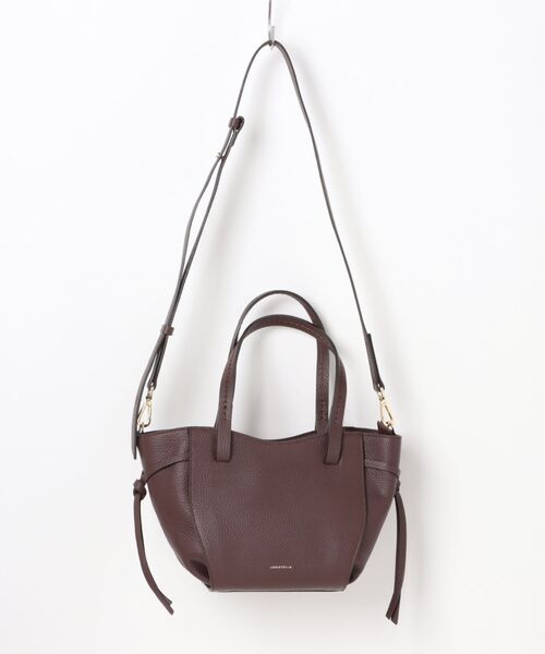 LORISTELLA（ロリステッラ）の「【LORISTELLA】レザーミニトートバッグ(Q56504)（トートバッグ・レディース・ブラウン/アイボリー/ダークブラウン/ブラック・ALL）」の11枚目の写真