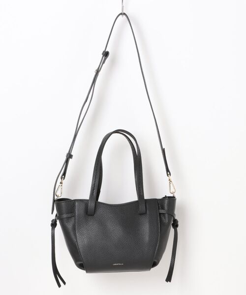 LORISTELLA（ロリステッラ）の「【LORISTELLA】レザーミニトートバッグ(Q56504)（トートバッグ・レディース・ブラウン/アイボリー/ダークブラウン/ブラック・ALL）」の12枚目の写真