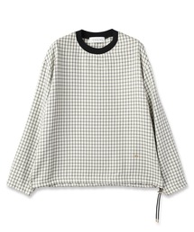 CULLNI(Nj)Check Drawstring Long Sleeve Pullover(̑gbvX)