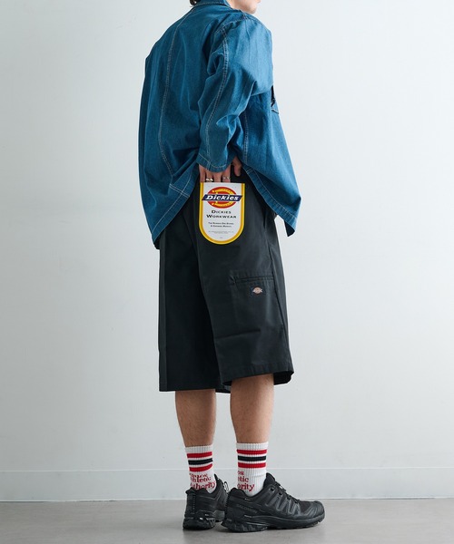Dickies(ディッキーズ)の「【Dickies】TCツイル/デニムハーフパンツ ショーツ 5222-8400(その他パンツ・メンズ・チャコールグレー/カーキ/ブラック/ブラック系その他2/ベージュ/インディゴブルー・M/L/LL/S)」の16枚目の写真