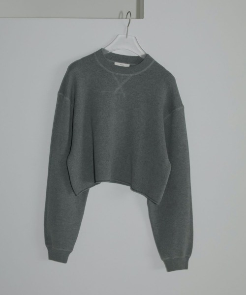 anuke（アンヌーク）の「anuke Crewneck Stitch Knit クルーネック