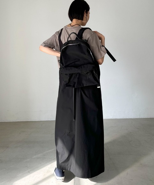新品 ドゥアルシーヴDOUX ARCHIVES 2wayシャカシャカスカート セール】2WAY Vネックジャンスカ（ジャンパースカート）｜DOUX