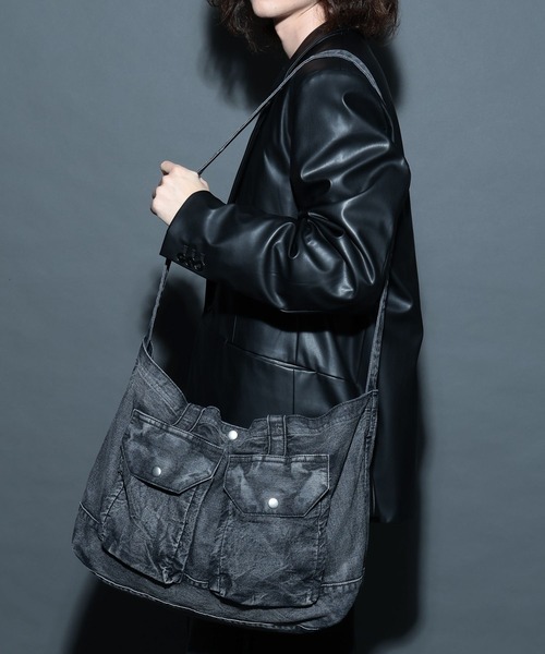 HARE（ハレ）の「2WAYデニムBAG(HARE)（ショルダーバッグ・メンズ・ブラック・FREE）」の19枚目の写真