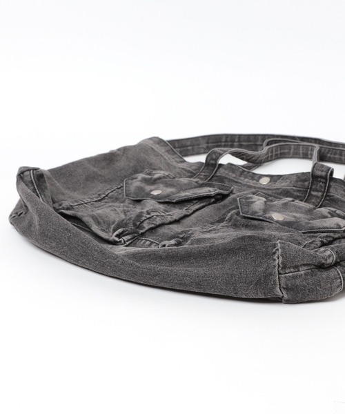 HARE（ハレ）の「2WAYデニムBAG(HARE)（ショルダーバッグ・メンズ・ブラック・FREE）」の6枚目の写真