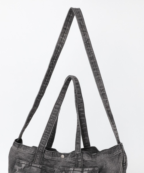 HARE（ハレ）の「2WAYデニムBAG(HARE)（ショルダーバッグ・メンズ・ブラック・FREE）」の7枚目の写真