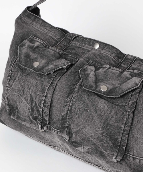 HARE（ハレ）の「2WAYデニムBAG(HARE)（ショルダーバッグ・メンズ・ブラック・FREE）」の10枚目の写真