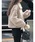 SALTMINT�i�\���g�~���g�j�́u�s�؍��t�@�b�V�����tpoodle fur jacket /�v�[�h���V���[�g�{�A�W���P�b�g�i�e�[���[�h�W���P�b�g�j�v�b�z���C�g
