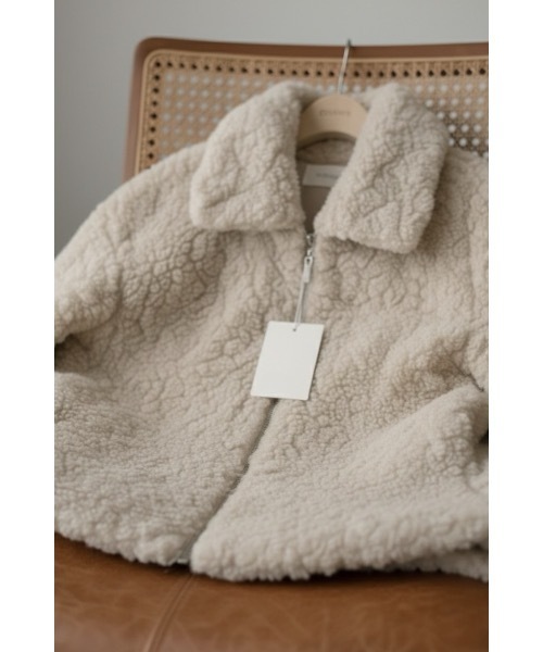 セール】《韓国ファッション》poodle fur jacket /プードルショート