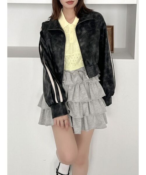 dazzlin(ダズリン)の「フリルミニスカートⅢ(スカート・レディース・グレー/オフホワイト・SMALL/MEDIUM)」の16枚目の写真