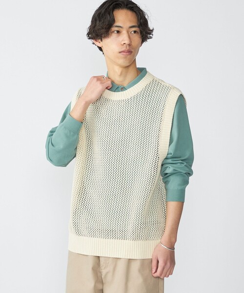 SHIPS ニットベスト SHIPS｜SHIPS: サンフェード リネン ニット ベスト | Rakuten