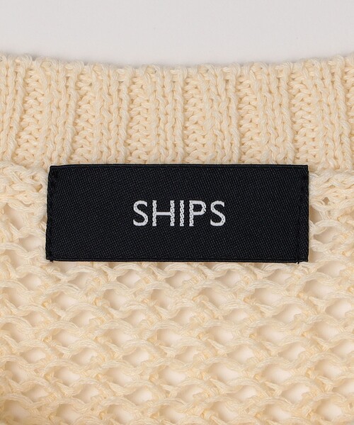 SHIPS(シップス)の「SHIPS:〈手洗い可能〉メッシュ ニット ベスト(ベスト・メンズ・ネイビー/ブルー/オフホワイト・MEDIUM/LARGE)」の19枚目の写真