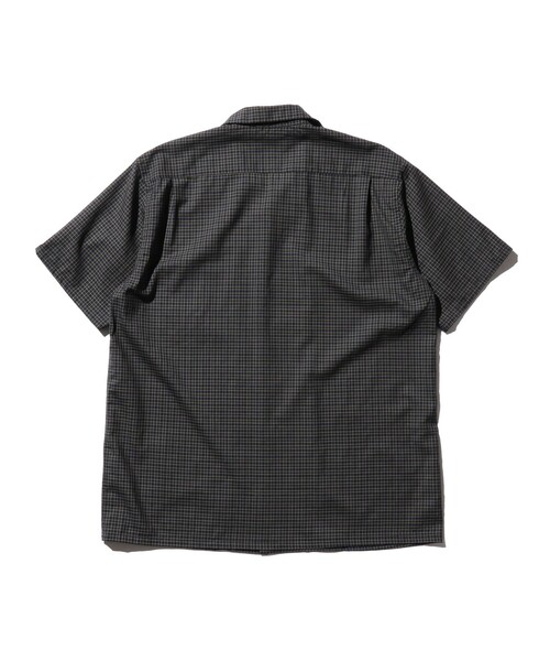 BEAMS PLUS(ビームスプラス)の「ウォッシャブル ウール チェック オープンカラー シャツ(シャツ/ブラウス・メンズ・グリーン/ブルー・M/S/L)」の10枚目の写真