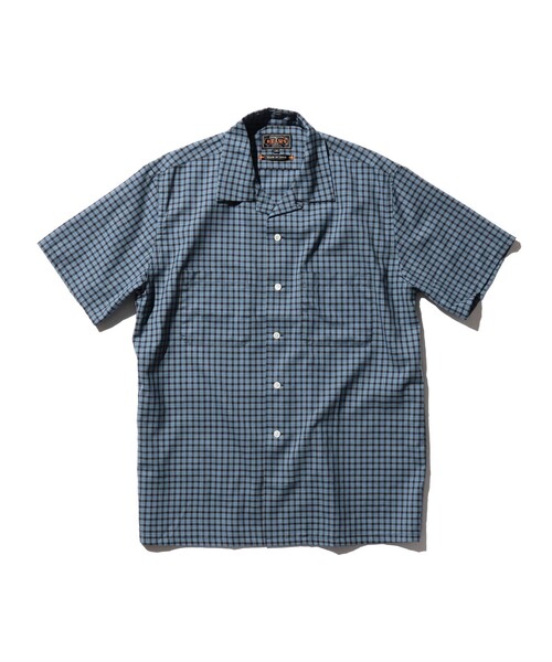 BEAMS PLUS(ビームスプラス)の「ウォッシャブル ウール チェック オープンカラー シャツ(シャツ/ブラウス・メンズ・グリーン/ブルー・M/S/L)」の14枚目の写真