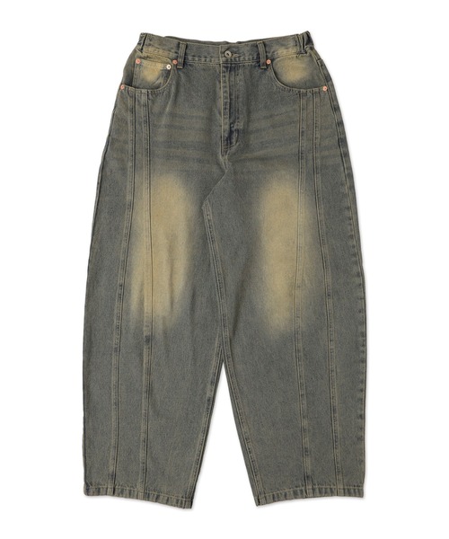 WEGO（ウィゴー）の「WEGO/イージー3Dバレルレッグデニムパンツ【S,M,Lのサイズ展開☆】（デニムパンツ・メンズ・ブラック系3/スカイブルー/ライトインディゴブルー/グレー・SMALL/MEDIUM/LARGE）」の22枚目の写真