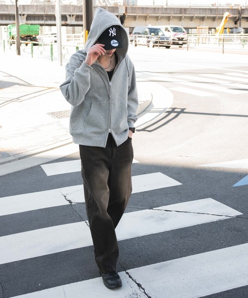 WEGO（ウィゴー）の「WEGO/イージー3Dバレルレッグデニムパンツ【S,M,Lのサイズ展開☆】（デニムパンツ・メンズ・ブラック系3/スカイブルー/ライトインディゴブルー/グレー・SMALL/MEDIUM/LARGE）」の7枚目の写真