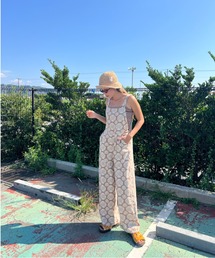 ROXY | SWEET NOTE PRINTED /ロキシー総柄サロペット(サロペット/オーバーオール)