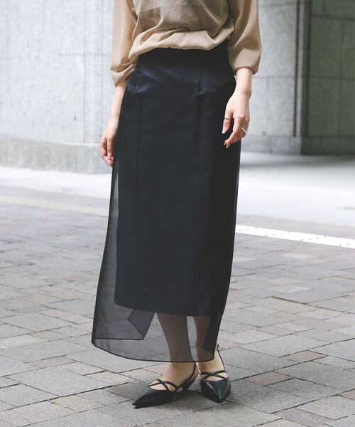 デミルクスBEAMS■カシミア混スカート■定価29700円■試着のみ Demi-Luxe BEAMS（デミルクス ビームス）【タイムセール】AK+1