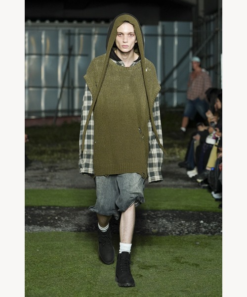 KAMIYA（カミヤ）の「Hooded Check Shirt（シャツ/ブラウス・メンズ・レッド/ブラック/ブルー/グリーン・S/M）」の22枚目の写真