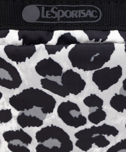 LeSportsac（レスポートサック）の「SQUARE COSMETIC ニュートラルレオパード（ポーチ・レディース・グレー・FREE）」の6枚目の写真