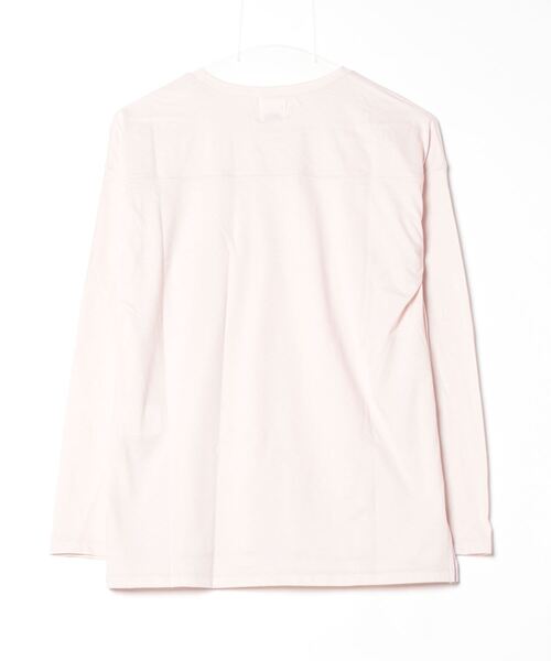 ROSE BUD(ローズバッド)の「ベーシックロングTシャツ(Tシャツ/カットソー・レディース・ブラック/ピンク/ホワイト・ONE SIZE)」の12枚目の写真