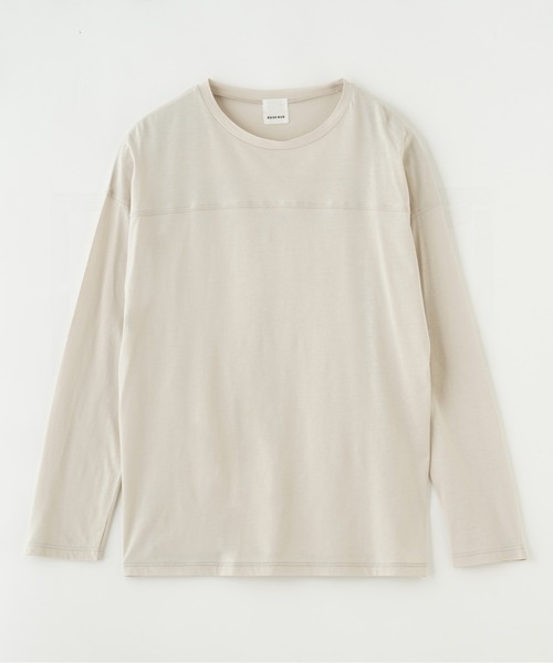 ROSE BUD(ローズバッド)の「ベーシックロングTシャツ(Tシャツ/カットソー・レディース・ブラック/ピンク/ホワイト・ONE SIZE)」の2枚目の写真