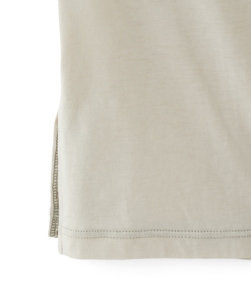 ROSE BUD(ローズバッド)の「ベーシックロングTシャツ(Tシャツ/カットソー・レディース・ブラック/ピンク/ホワイト・ONE SIZE)」の7枚目の写真