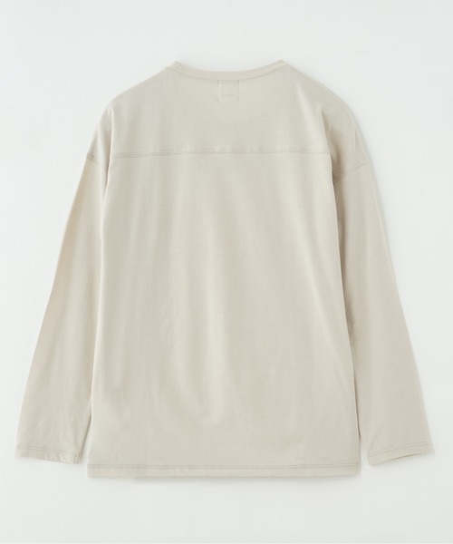 ROSE BUD(ローズバッド)の「ベーシックロングTシャツ(Tシャツ/カットソー・レディース・ブラック/ピンク/ホワイト・ONE SIZE)」の4枚目の写真