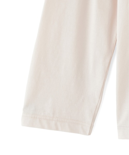 ROSE BUD(ローズバッド)の「ベーシックロングTシャツ(Tシャツ/カットソー・レディース・ブラック/ピンク/ホワイト・ONE SIZE)」の10枚目の写真