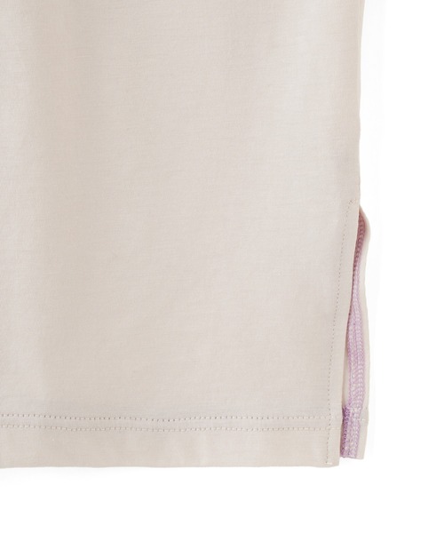 ROSE BUD(ローズバッド)の「ベーシックロングTシャツ(Tシャツ/カットソー・レディース・ブラック/ピンク/ホワイト・ONE SIZE)」の11枚目の写真