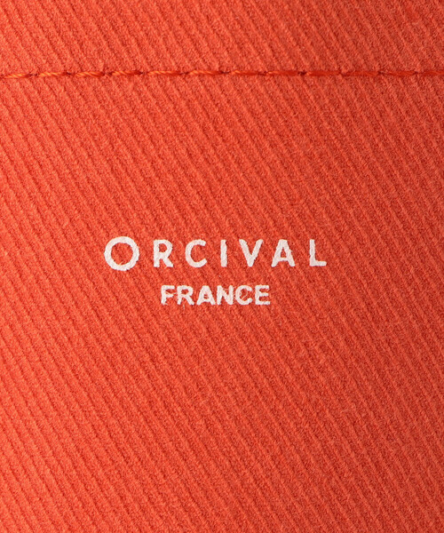 ORCIVAL（オーシバル）の「ORCIVAL | PVCコットントートバッグ・小（トートバッグ・レディース・ライトグレー/ブラック/オレンジ/ブルー・-）」の9枚目の写真