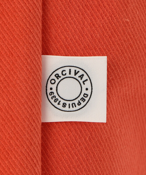 ORCIVAL（オーシバル）の「ORCIVAL | PVCコットントートバッグ・小（トートバッグ・レディース・ライトグレー/ブラック/オレンジ/ブルー・-）」の10枚目の写真