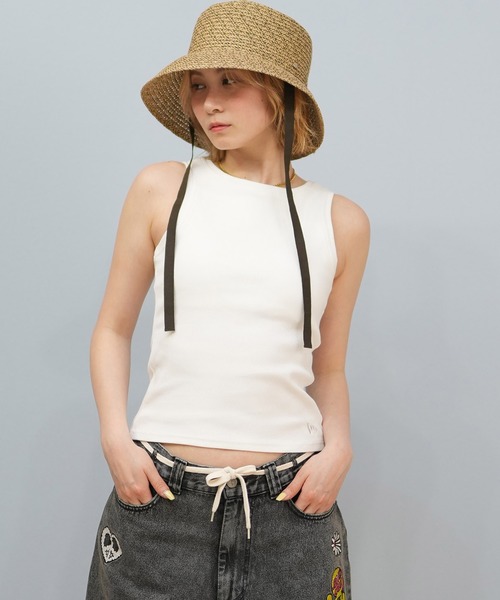 トップス eri923 NEW ERA/ニューエラ カップ付き/リブタンクトップ 14391909/14670916