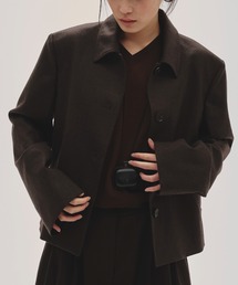 TODAYFUL Uneck Pullover Jacket ブラック TODAYFUL（トゥデイフル）の「Uneck Pullover Jacket（ノー