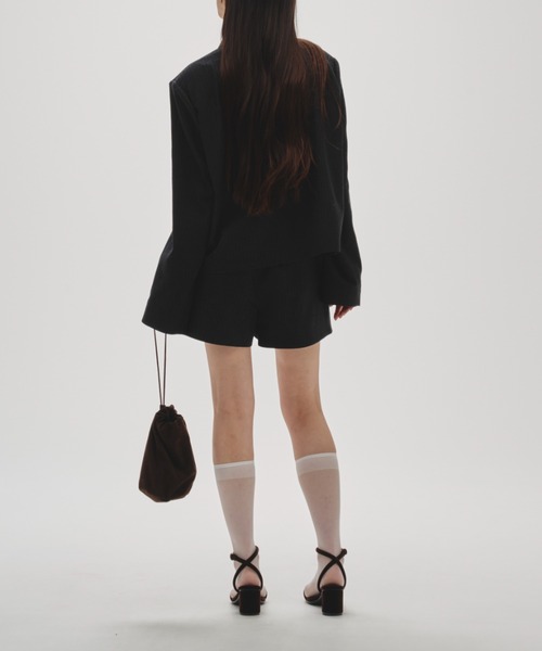 TODAYFUL（トゥデイフル）の「TODAYFUL Wool Soutiencollar Jacket（その他アウター・レディース・ブラック/ダークブラウン・36/38）」の7枚目の写真