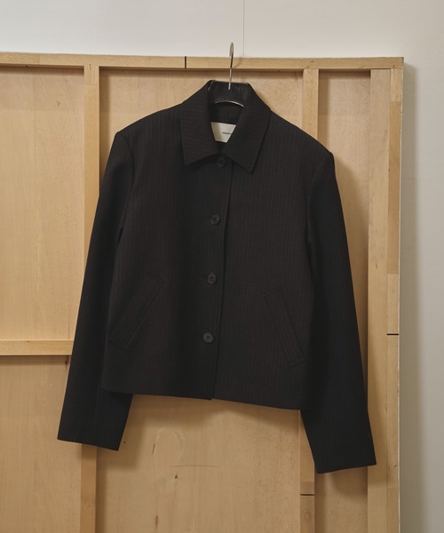 TODAYFUL（トゥデイフル）の「TODAYFUL Wool Soutiencollar Jacket（その他アウター・レディース・ブラック/ダークブラウン・36/38）」の11枚目の写真