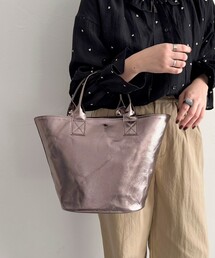 メタリックトートバッグ