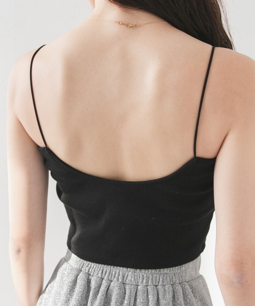 カップ付きベアトップ（キャミソール）｜rectangle（レクタングル）の