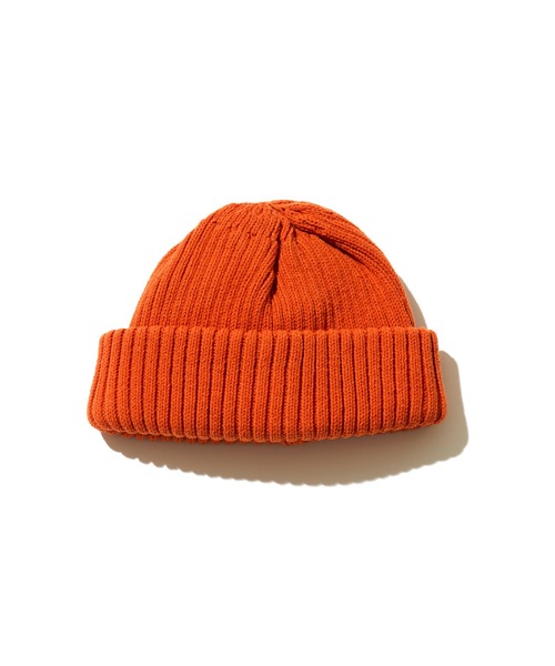 crepuscule(クレプスキュール)の「crepuscule Knit Cap 3 (2501-021)(キャップ・メンズ・ブラック/チャコールグレー/グレー/オレンジ・FREE)」の4枚目の写真