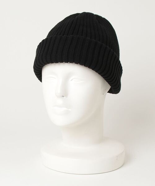 crepuscule(クレプスキュール)の「crepuscule Knit Cap 3 (2501-021)(キャップ・メンズ・ブラック/チャコールグレー/グレー/オレンジ・FREE)」の8枚目の写真