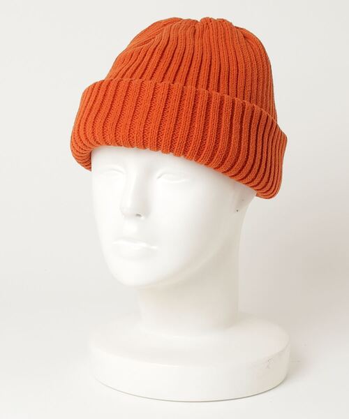 crepuscule(クレプスキュール)の「crepuscule Knit Cap 3 (2501-021)(キャップ・メンズ・ブラック/チャコールグレー/グレー/オレンジ・FREE)」の5枚目の写真