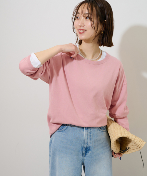 JOURNAL STANDARD relume（ジャーナルスタンダード　レリューム）の「《2枚セット》3WAYレイヤードプルオーバー（ニット/セーター・レディース・ブラック/グレー/グリーン/ピンク・FREE）」の21枚目の写真