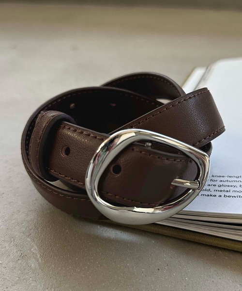 apres jour mignon（アプレジュールミニョン）の「【apresjour mignon×ARIAZ】変形ベルト（ベルト・レディース・ブラック/ブラウン系その他・ONESIZE）」の2枚目の写真