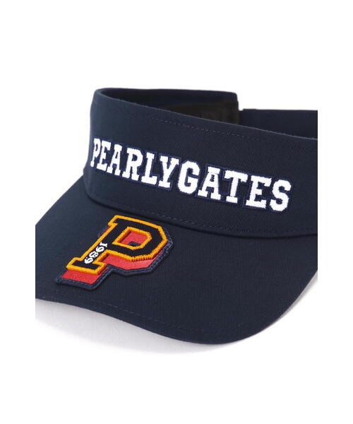 PEARLY GATES（パーリーゲイツ）の「【PEARLY GATES】リサイクルツイルBASICバイザー (UNISEX)（サンバイザー・レディース・ホワイト/ブルー/ネイビー/グリーン・FREE）」の17枚目の写真