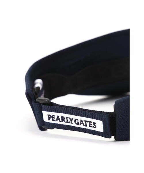 PEARLY GATES（パーリーゲイツ）の「【PEARLY GATES】リサイクルツイルBASICバイザー (UNISEX)（サンバイザー・レディース・ホワイト/ブルー/ネイビー/グリーン・FREE）」の9枚目の写真
