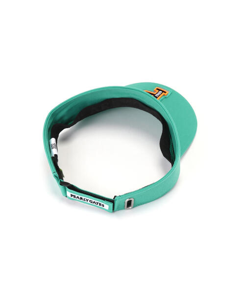 PEARLY GATES（パーリーゲイツ）の「【PEARLY GATES】リサイクルツイルBASICバイザー (UNISEX)（サンバイザー・レディース・ホワイト/ブルー/ネイビー/グリーン・FREE）」の5枚目の写真