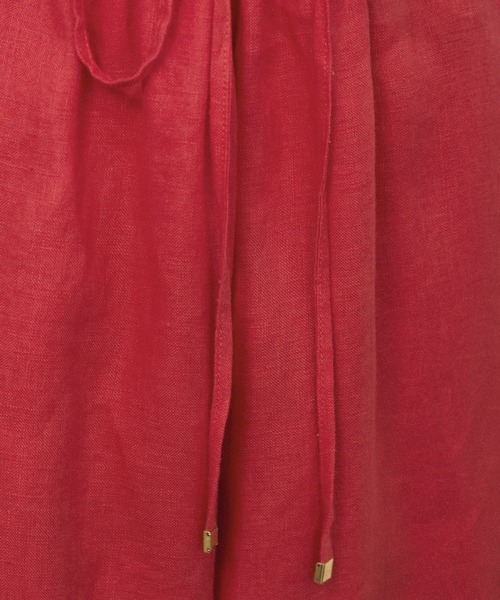SALON adam et rope'（サロン アダム エ ロペ）の「ヨーロピアンフラックスリネンリラックスパンツ（その他パンツ・レディース・レッド/ベージュ/ブラック/キナリ・S/M）」の16枚目の写真