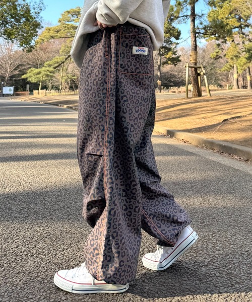 CIAOPANIC TYPY(チャオパニックティピー)の「【SOUNDS GOOOOD / サウンズグッド】配色ステッチパラシュートパンツ(カーゴパンツ・メンズ・ブラウン/オレンジ/オリーブ・ONE SIZE)」の5枚目の写真