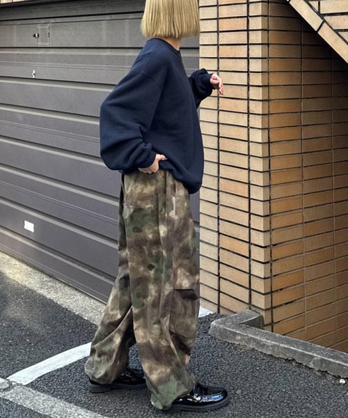 CIAOPANIC TYPY(チャオパニックティピー)の「【SOUNDS GOOOOD / サウンズグッド】配色ステッチパラシュートパンツ(カーゴパンツ・メンズ・ブラウン/オレンジ/オリーブ・ONE SIZE)」の17枚目の写真