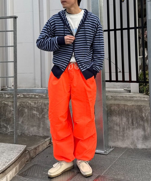 CIAOPANIC TYPY(チャオパニックティピー)の「【SOUNDS GOOOOD / サウンズグッド】配色ステッチパラシュートパンツ(カーゴパンツ・メンズ・ブラウン/オレンジ/オリーブ・ONE SIZE)」の21枚目の写真