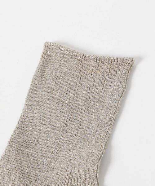 URBAN RESEARCH DOORS（アーバンリサーチドアーズ）の「リネンソックス（ソックス/靴下・レディース・グレー/ネイビー/ベージュ・ONE）」の7枚目の写真